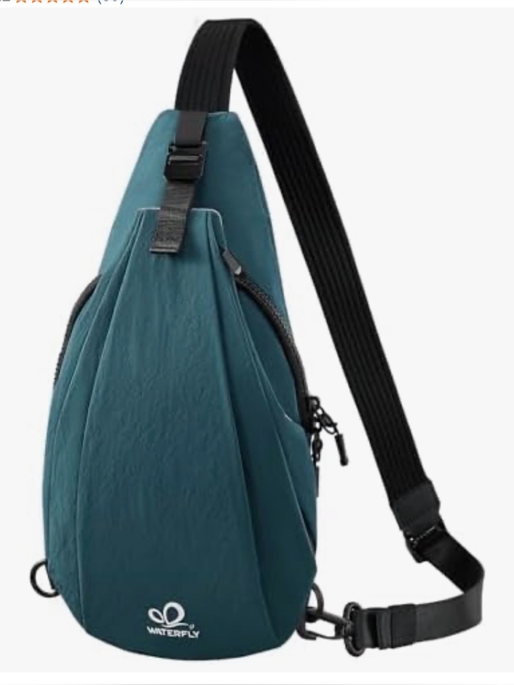 NWT Waterfly Teal Blue Crossbody Travel Sling Bag